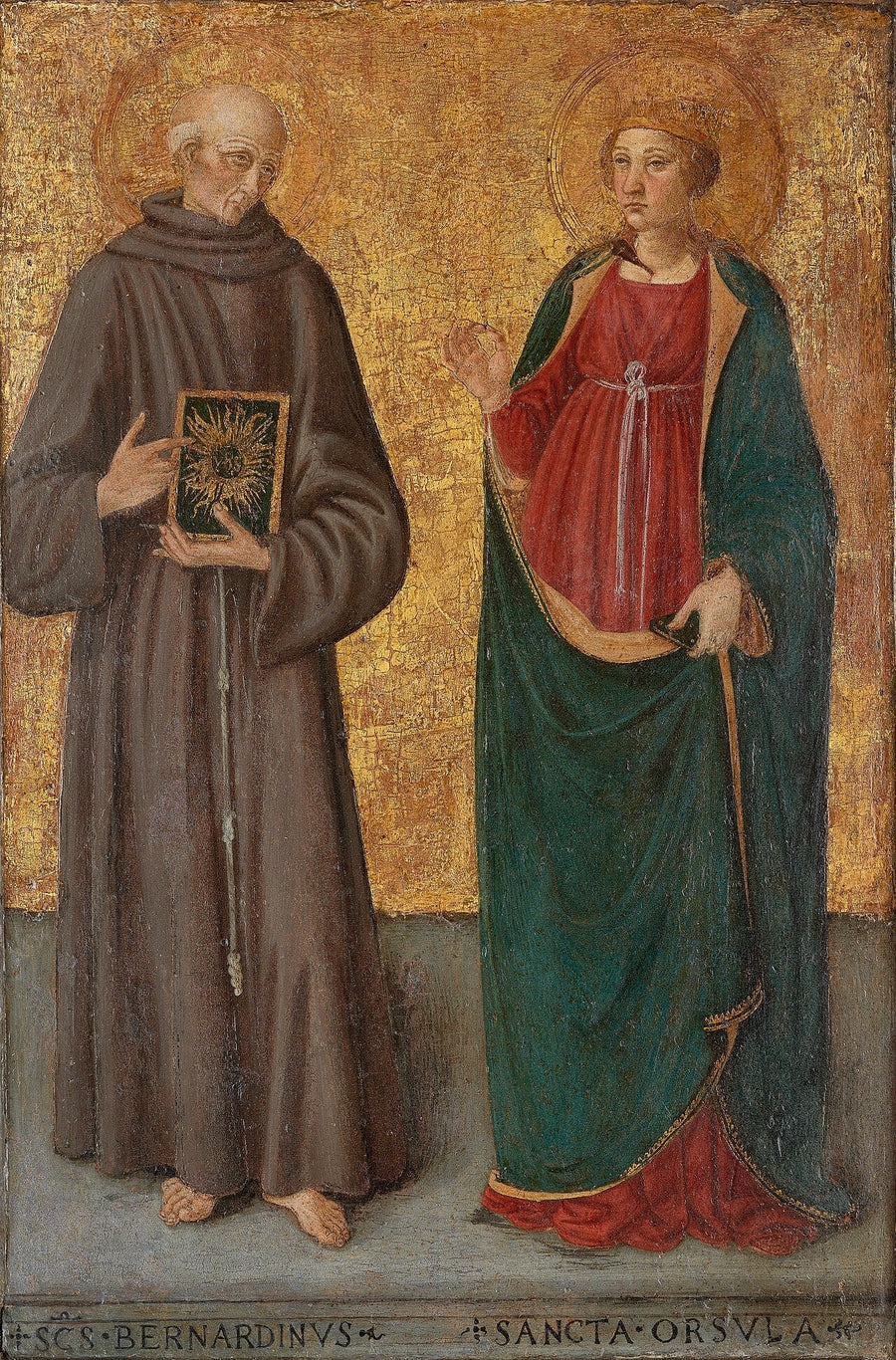 Bernardin z Sieny i święta Urszula - Cosimo Rosselli