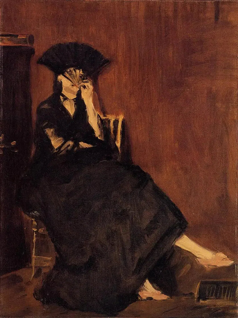 Berthe Morisot z wachlarzem - Édouard Manet
