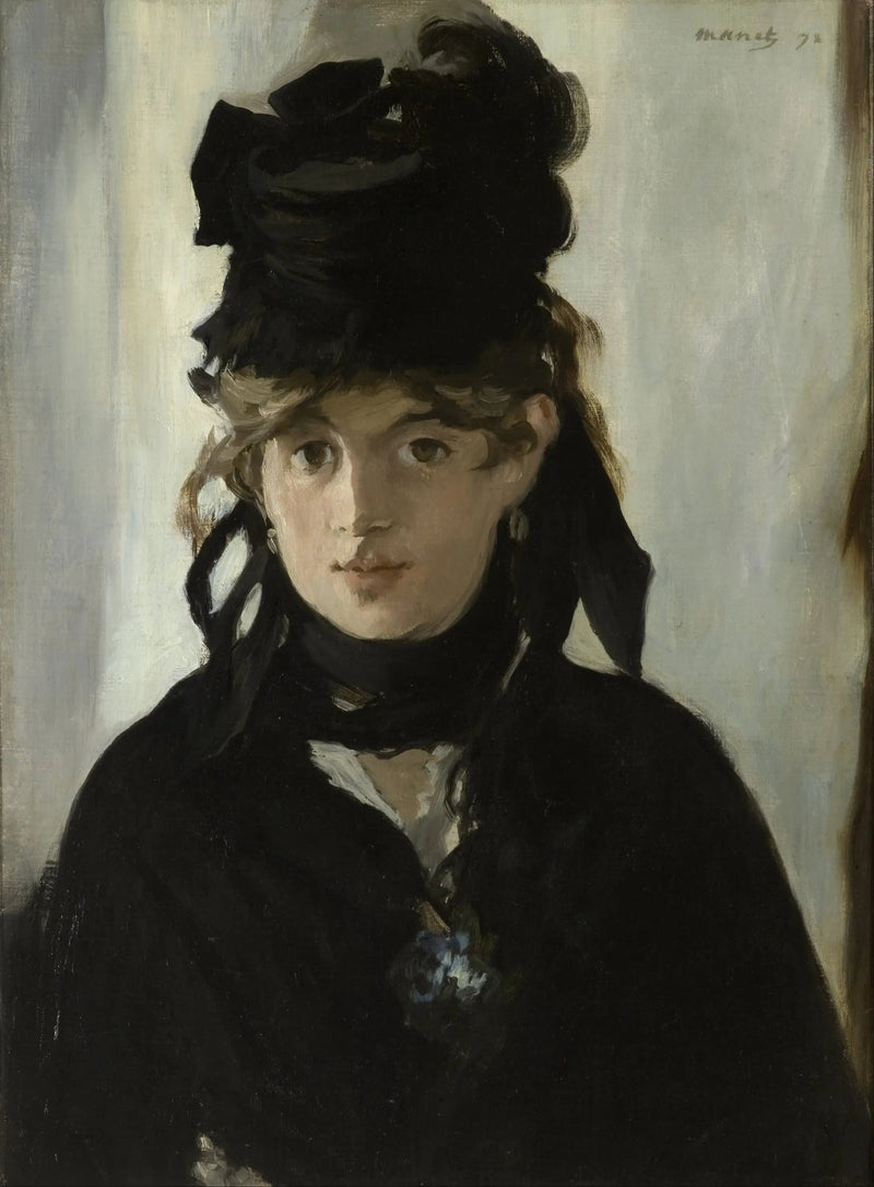 Berthe Morisot z bukietem fiołków - Édouard Manet