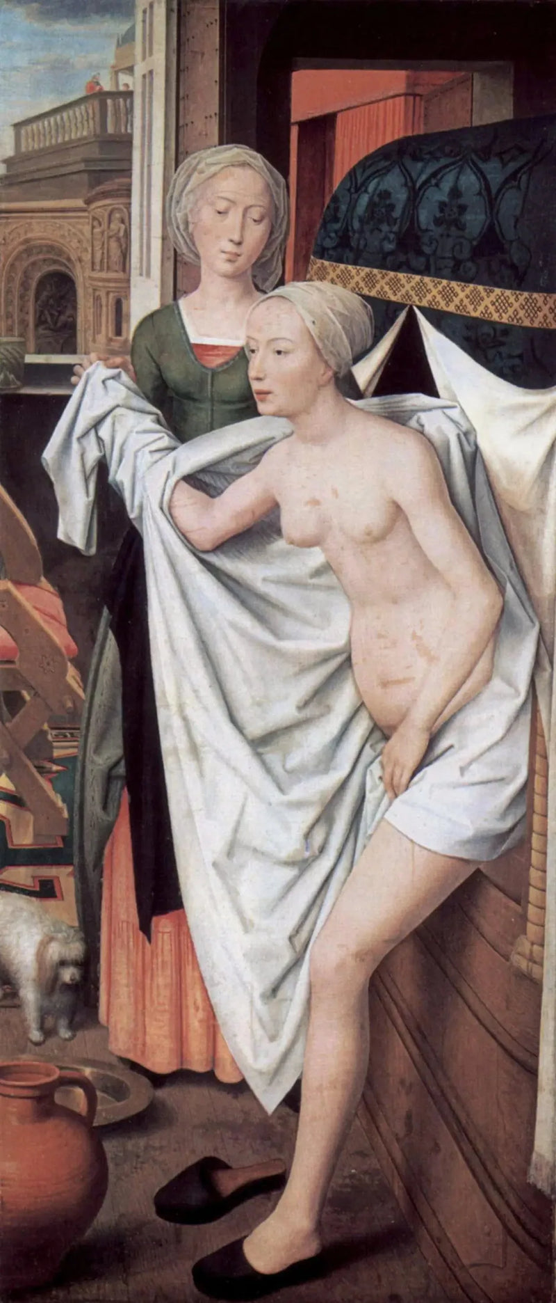 Bethsabée w kąpieli - Hans Memling