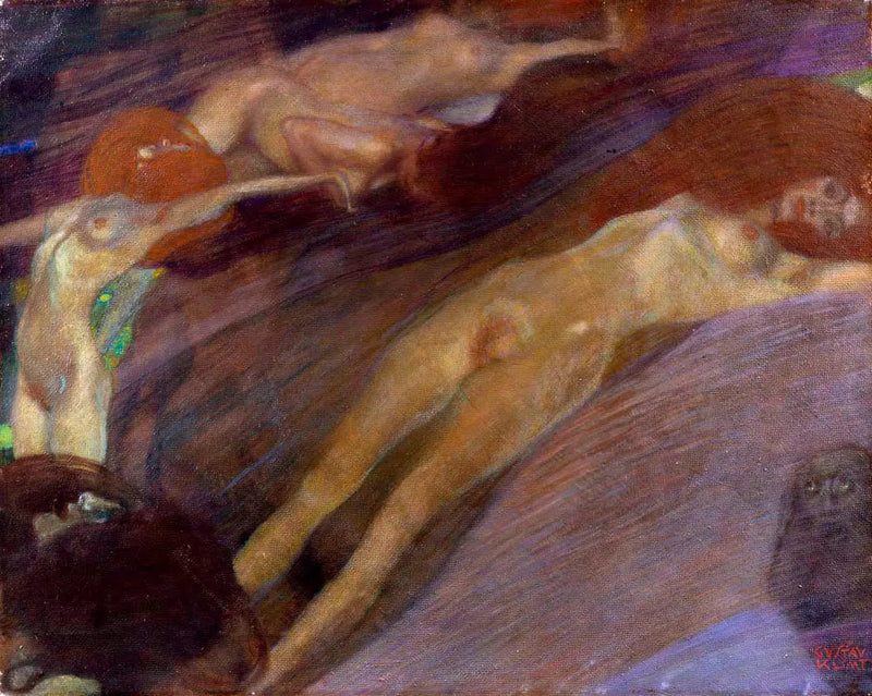 Poruszona woda - Gustav Klimt