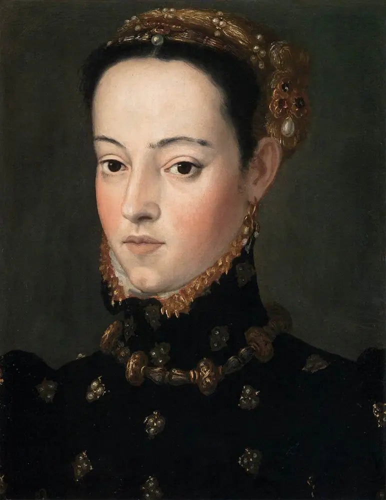 Portret arcyksiężnej (Arcyksiężna Helena czy Barbara?) - Giuseppe Arcimboldo