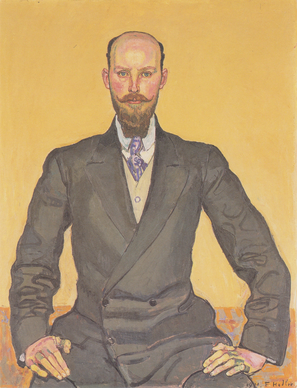 Bildnis Willy Russ - Ferdinand Hodler image 1 tableau peint à l’huile sur toile