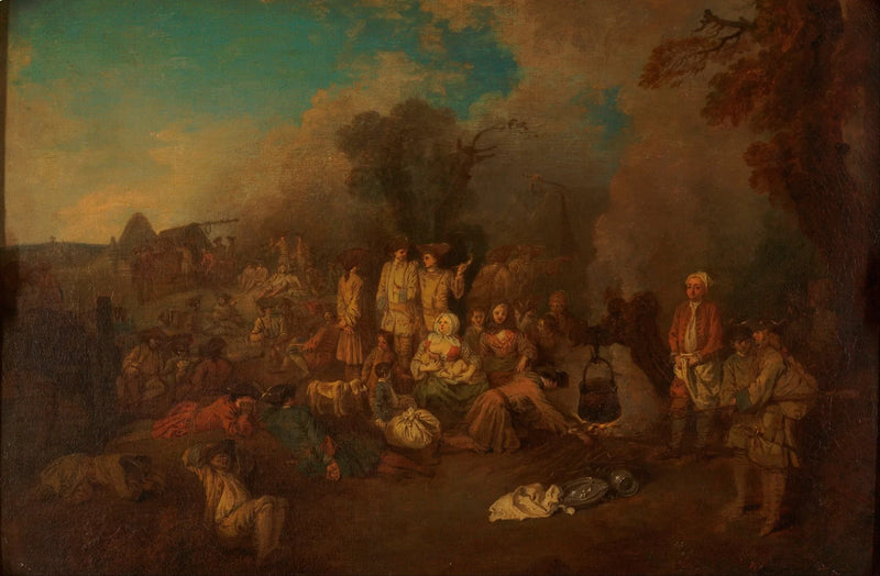 Biwak - Antoine Watteau