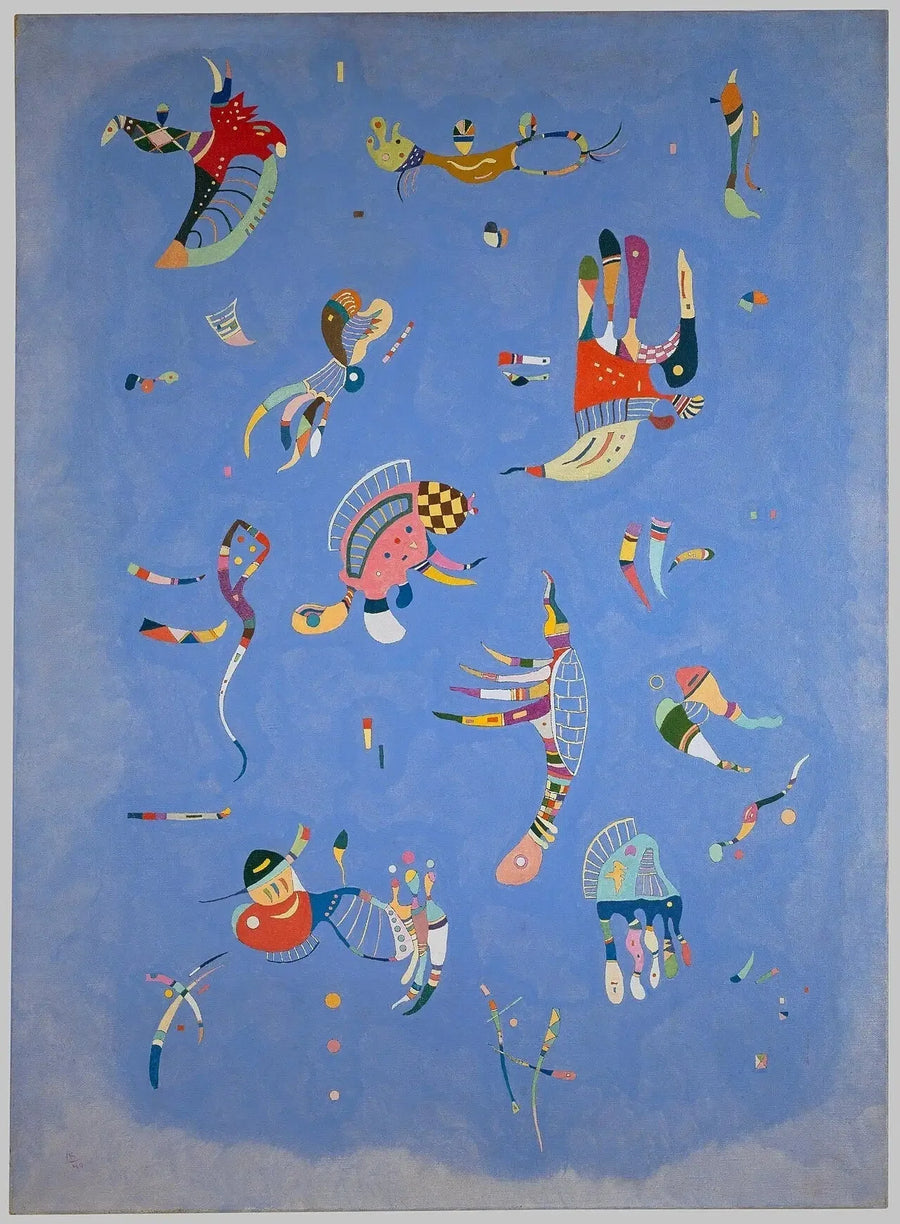 Błękitne niebo - Wasilij Kandinsky