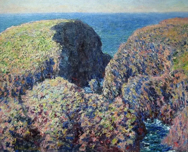 Blok skał, Belle-Île W1097 - Claude Monet
