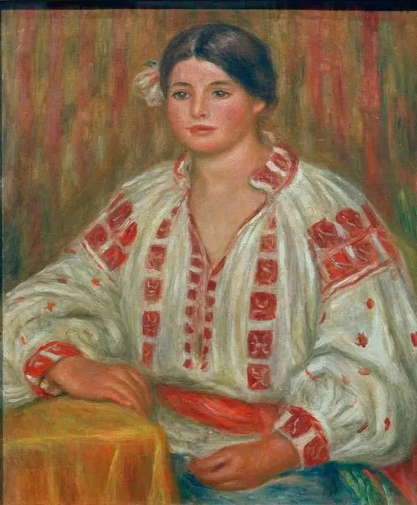 Bułgarska bluzka - Pierre-Auguste Renoir