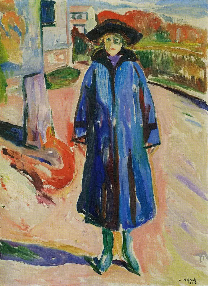 Niebieska kurtka w słońcu - Edvard Munch