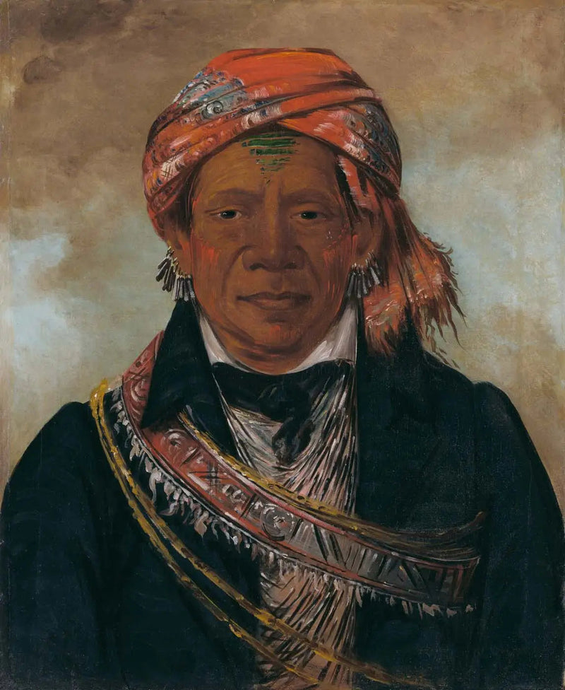 Bód-a-sin, przywódca plemienia - George Catlin