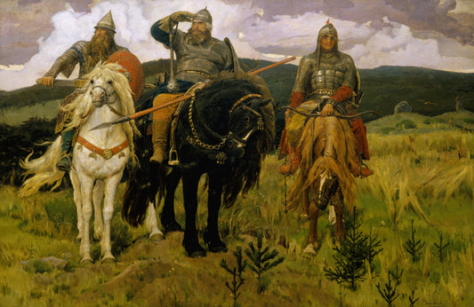 Bogatyrs - Viktor Vasnetsov - Reproductions de tableaux et peintures haut de gamme