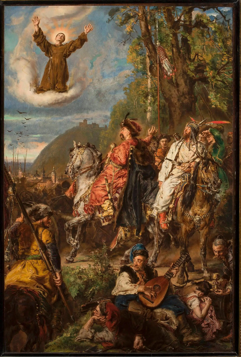 Bohdan Khmelnycki z Tugay Bey w pobliżu Lwowa. - Jan Matejko