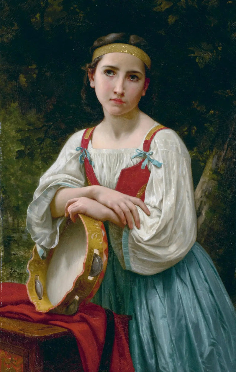 Cyganeczka z bębenkiem - Bouguereau