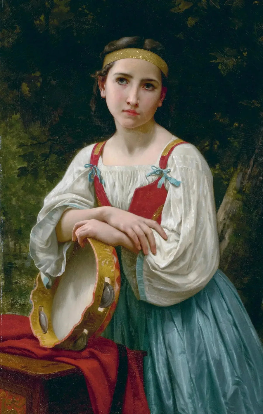 Cyganeczka z bębenkiem - Bouguereau