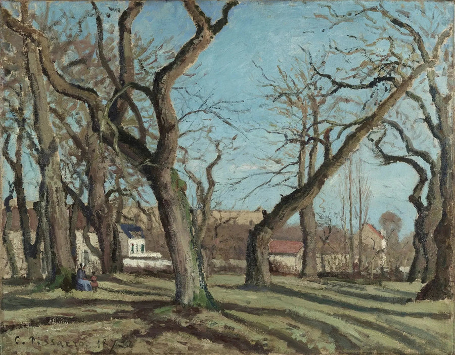 Dąb kasztanowy w Louveciennes - Camille Pissarro