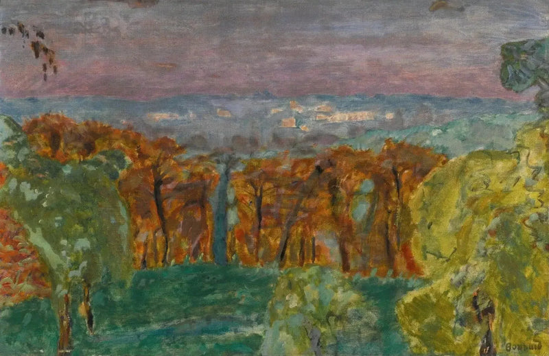 Drewno jesienią - Pierre Bonnard