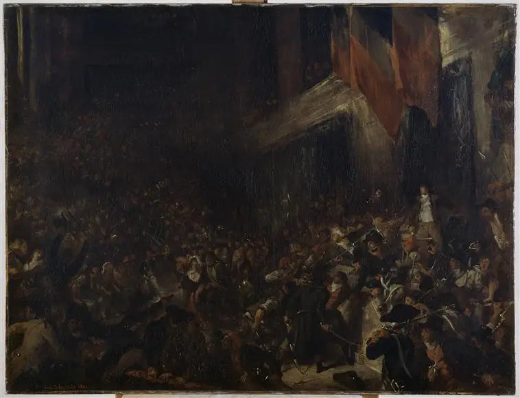 Boissy d'Anglas na Konwencji - Eugène Delacroix