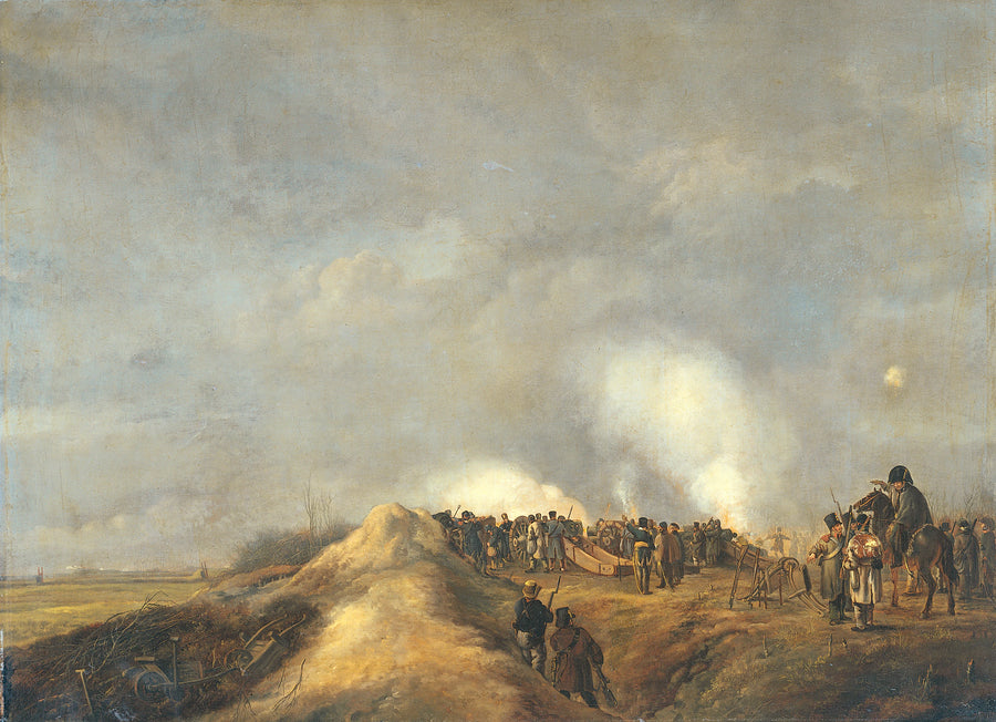 Le bombardement de Naarden, avril 1814 - Pieter Gerardus van Os