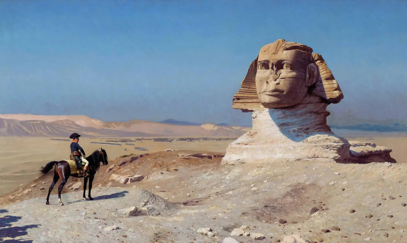 Bonaparte przed Sfinksem - Jean-Léon Gérôme