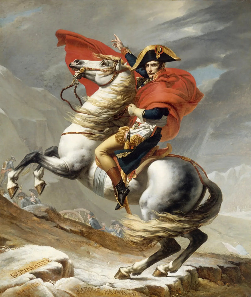 Bonaparte przekraczający Wielki Święty Bernard - Jacques-Louis David