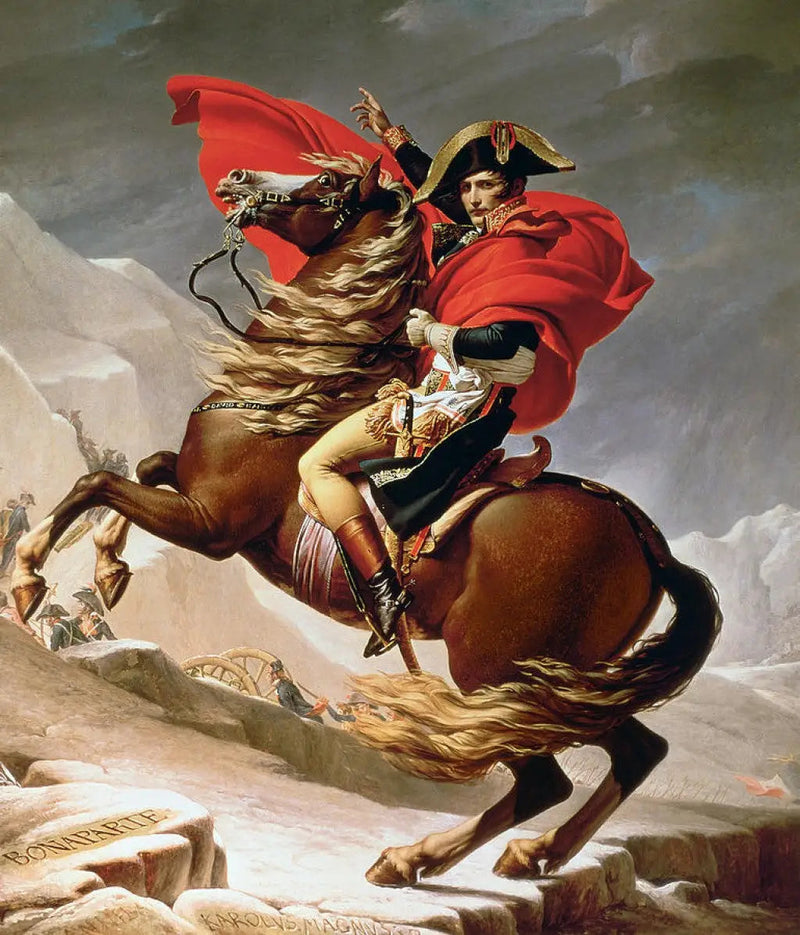 Bonaparte przekraczający Wielki Święty Bernard - Jacques-Louis David