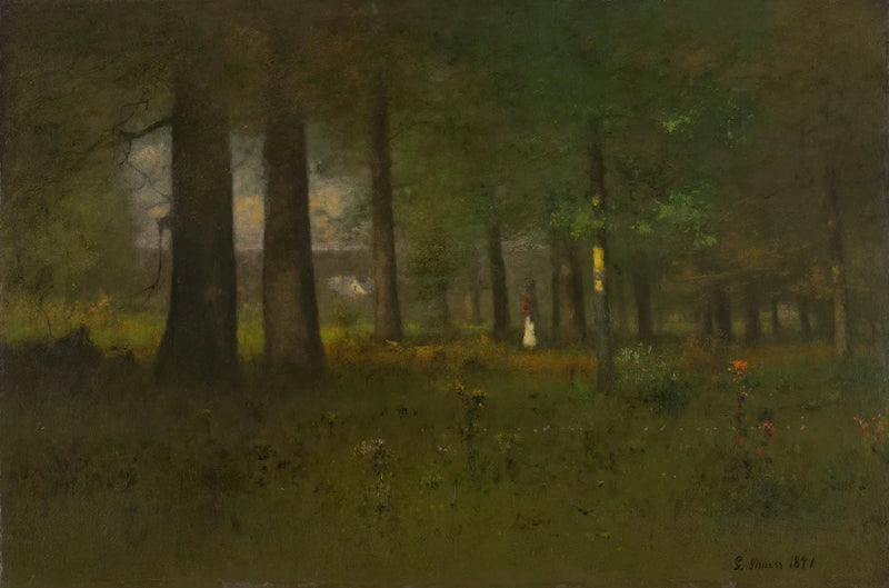 Brzeg lasu - George Inness