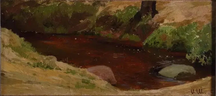 brzeg rzeki - Ivan Chichkine