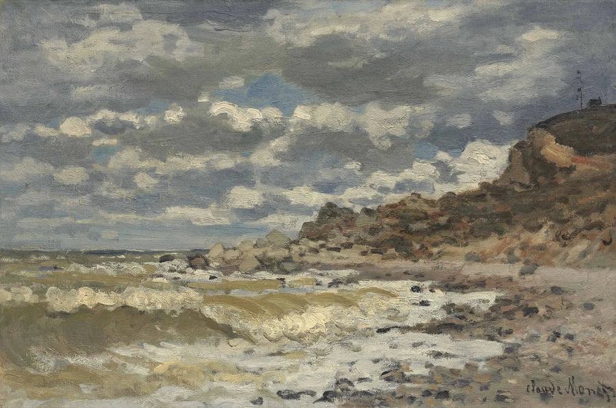 Nadmorski brzeg w Sainte-Adresse - Claude Monet