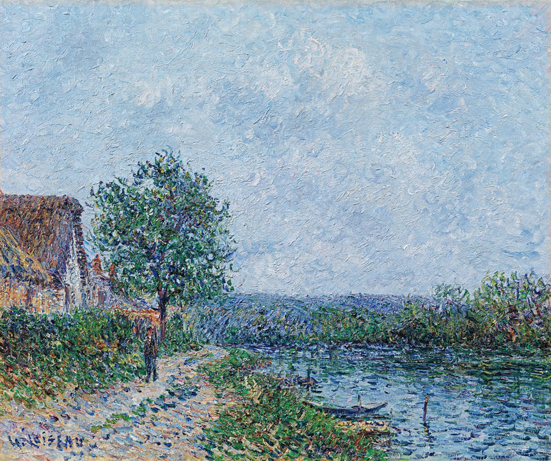 Brzeg rzeki, Sekwana w Porte-Joie - Gustave Loiseau