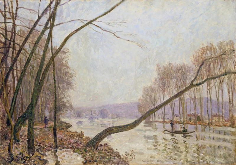 Brzeg Sekwany jesienią - Alfred Sisley