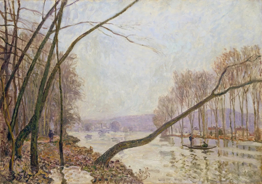 Brzeg Sekwany jesienią - Alfred Sisley