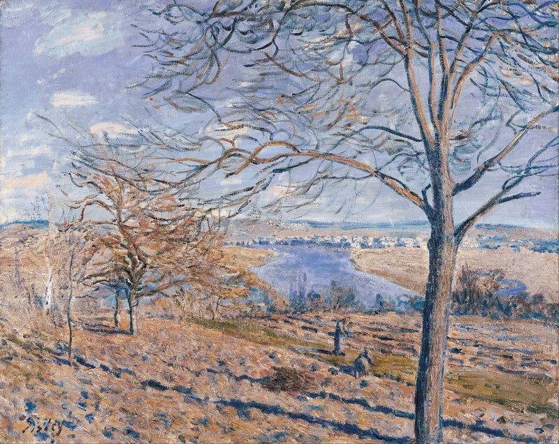Brzeg Loingu, efekt jesieni - Alfred Sisley