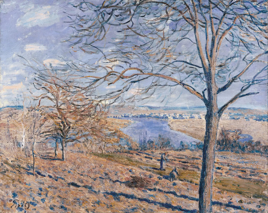 Brzeg Loingu, efekt jesieni - Alfred Sisley