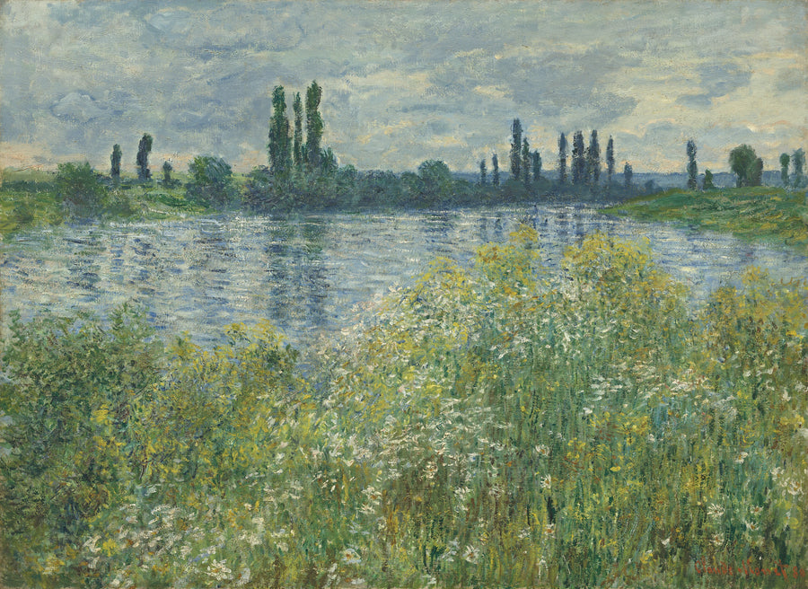 Brzegi Sekwany w Vétheuil W597 - Claude Monet