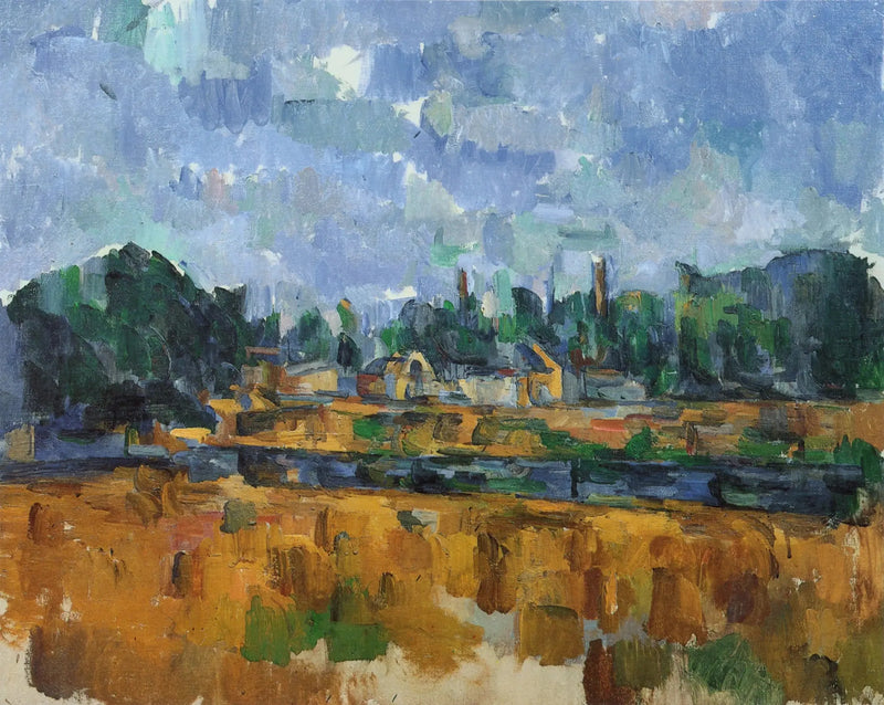 Brzegi rzeki - Paul Cézanne