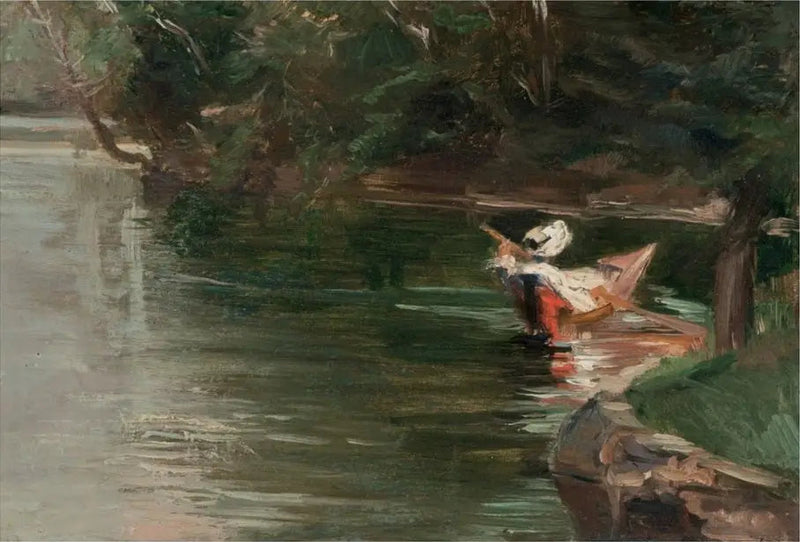 Brzegi Yerres - Gustave Caillebotte