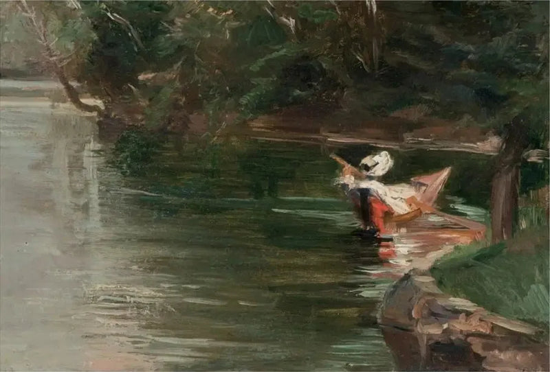Brzegi Yerres - Gustave Caillebotte