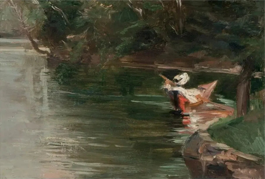 Brzegi Yerres - Gustave Caillebotte