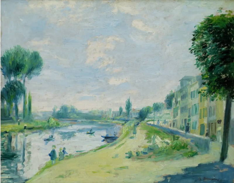 Brzegi Sekwany, Bougival - Pierre-Auguste Renoir