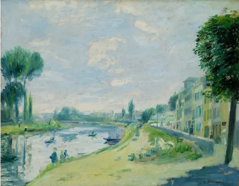 Brzegi Sekwany, Bougival - Pierre-Auguste Renoir