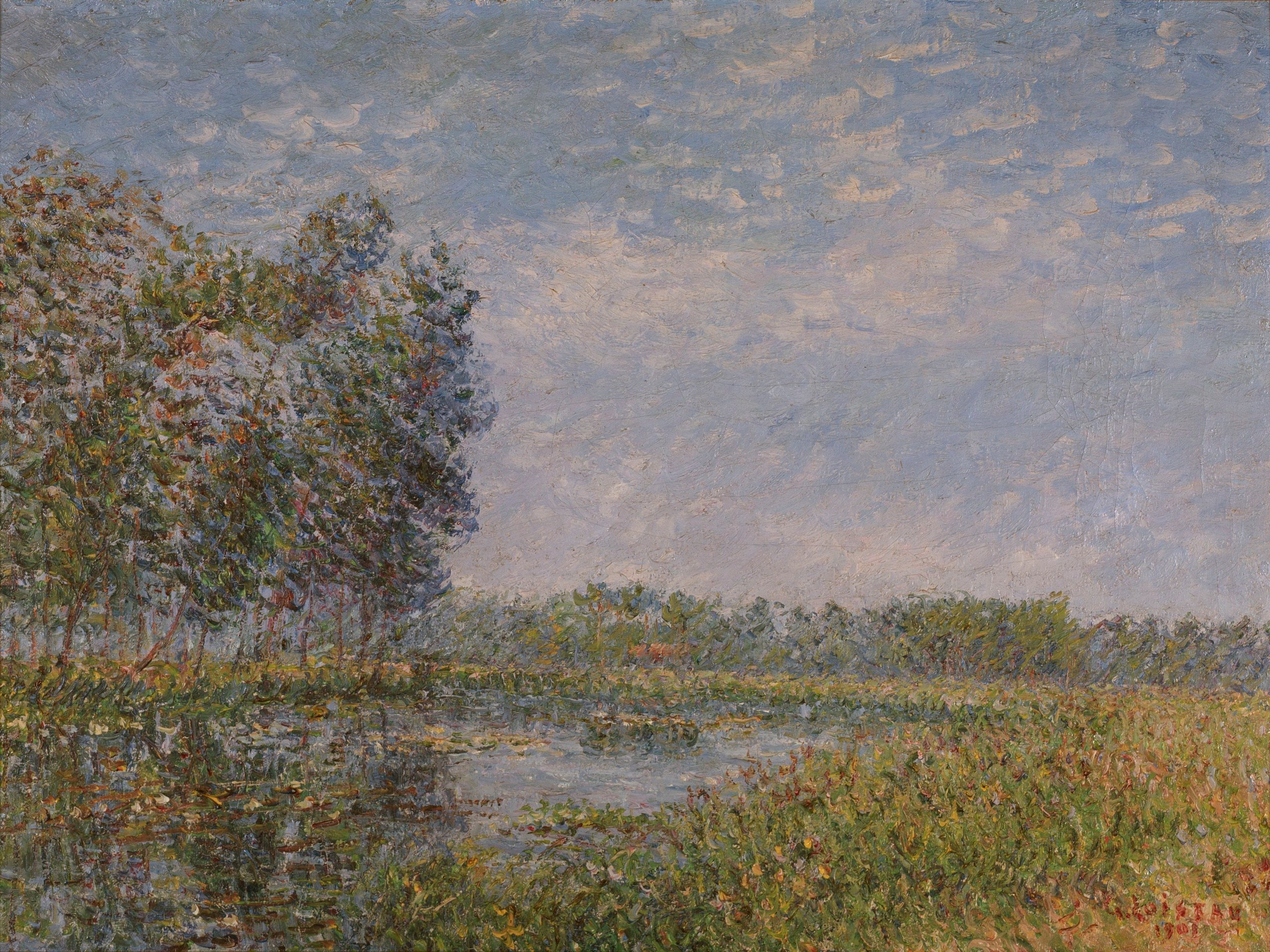 Bords de l’Eure Normandie - Gustave Loiseau - Alpha Reproduction