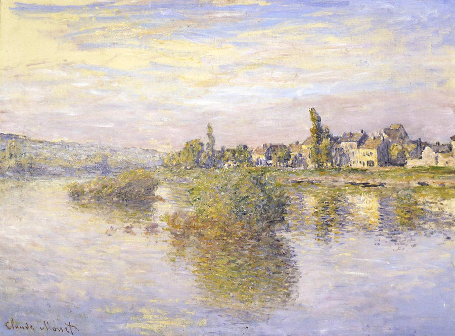 Brzegi Sekwany w Lavacourt W538 - Claude Monet