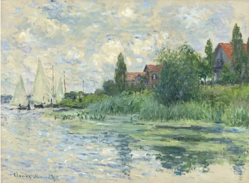 Brzegi Sekwany w Petit-Gennevilliers W333 - Claude Monet