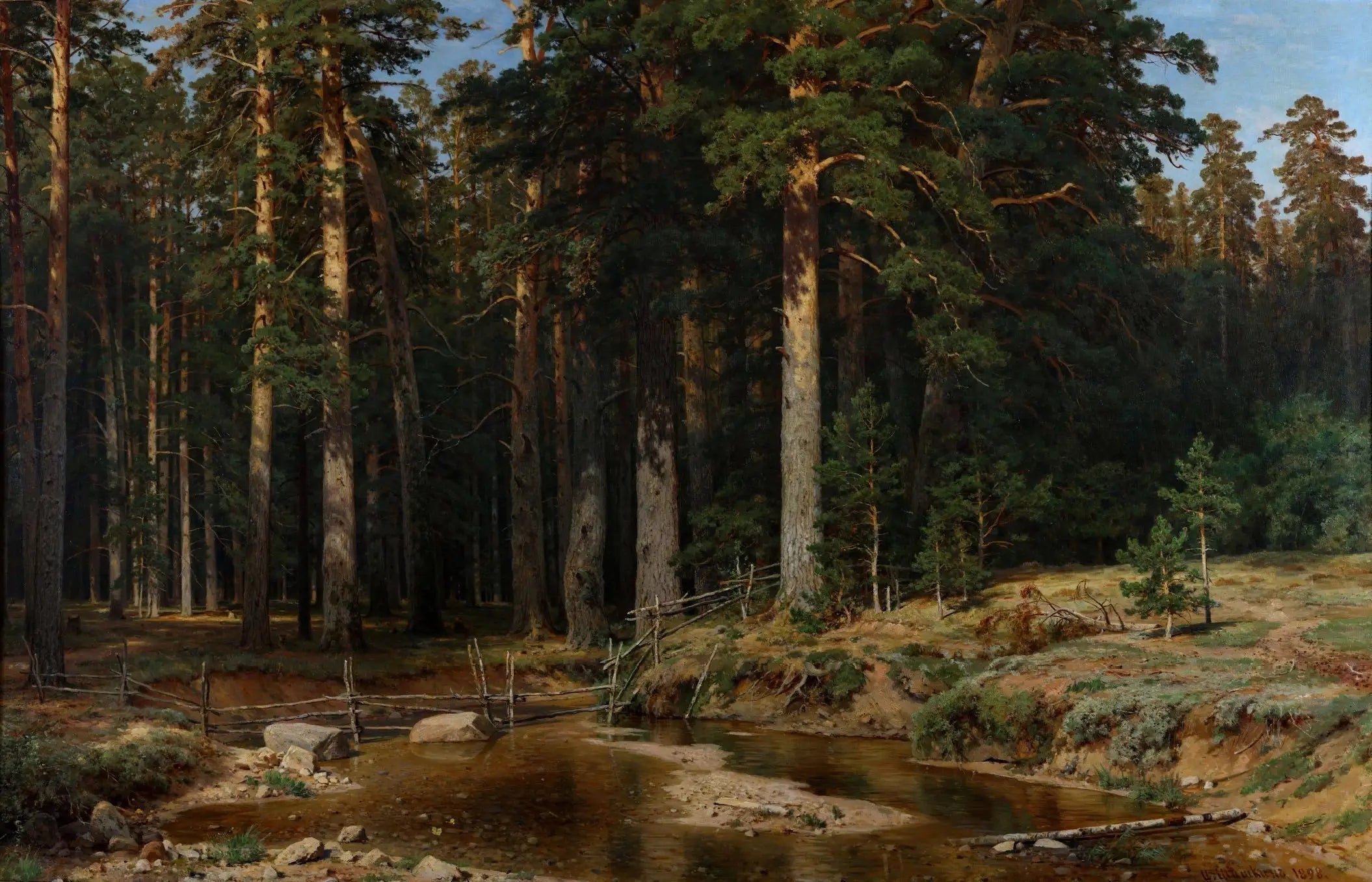 Bosquet de mâts - Ivan Chichkine - Alpha Reproduction