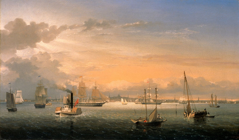 Le Port de Boston - Fitz Henry Lane