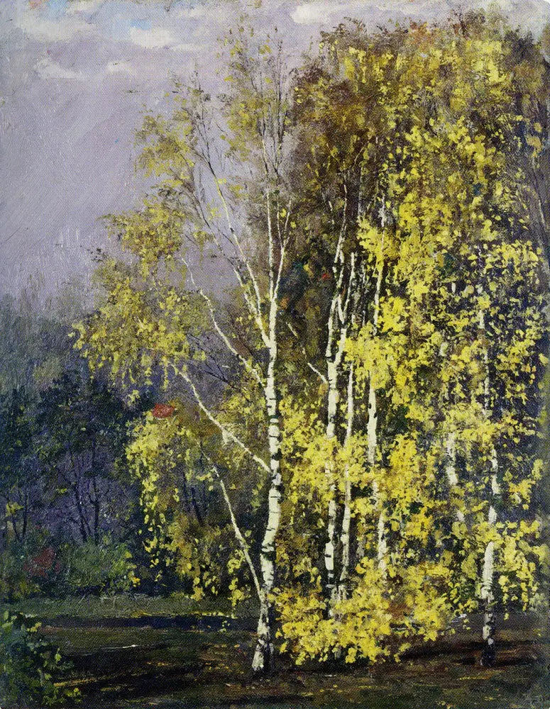 Brzozy jesienią - Edvard Munch