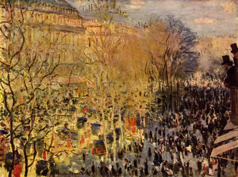 Bulwar Kapucynek - Claude Monet