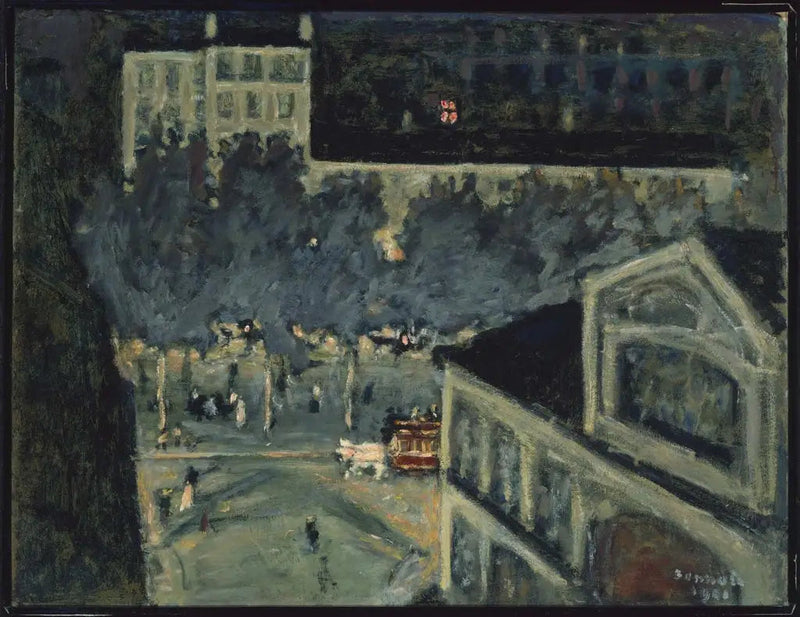 Bulwar Paryski nocą - Pierre Bonnard
