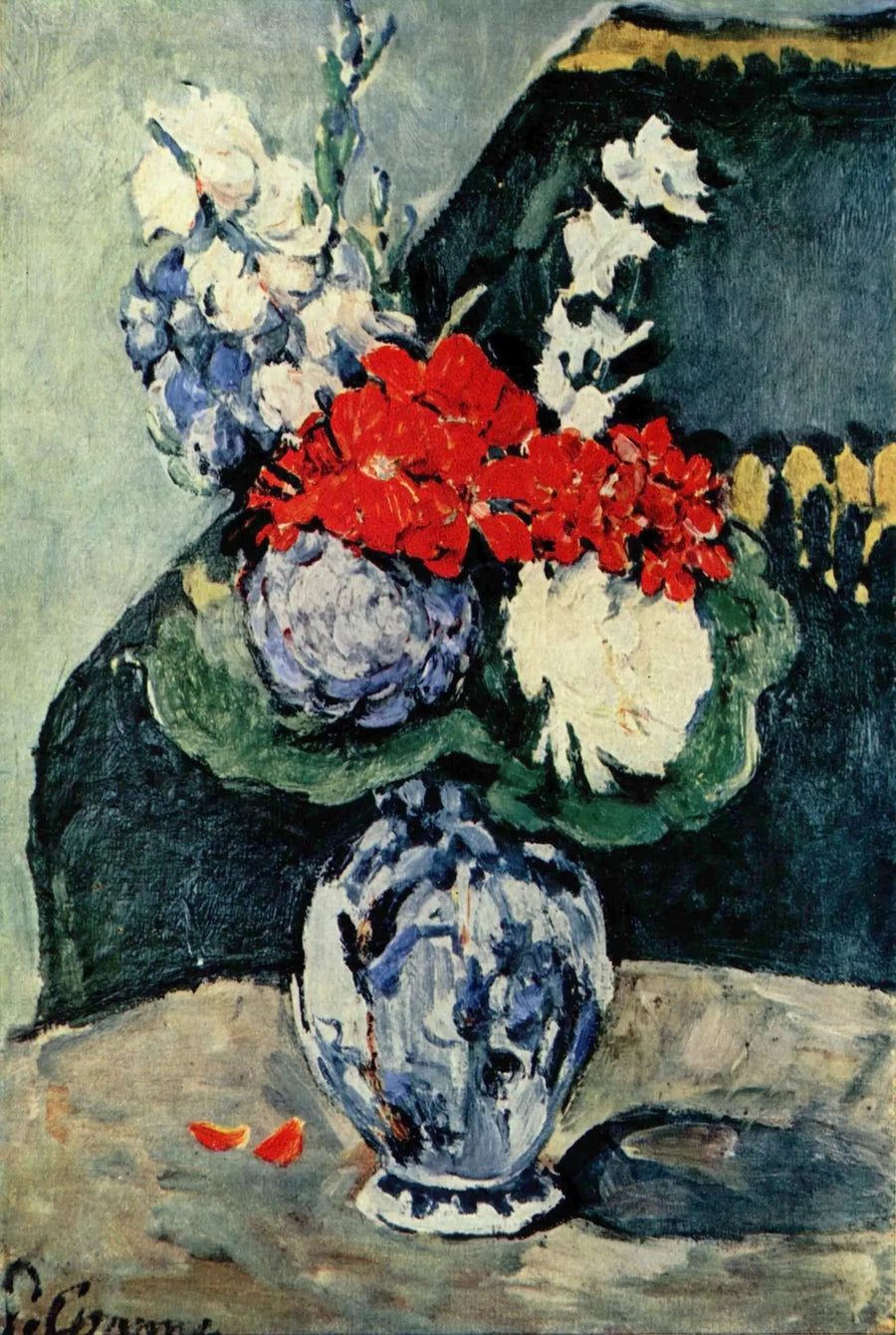 Bukiet w małym Delft - Paul Cézanne