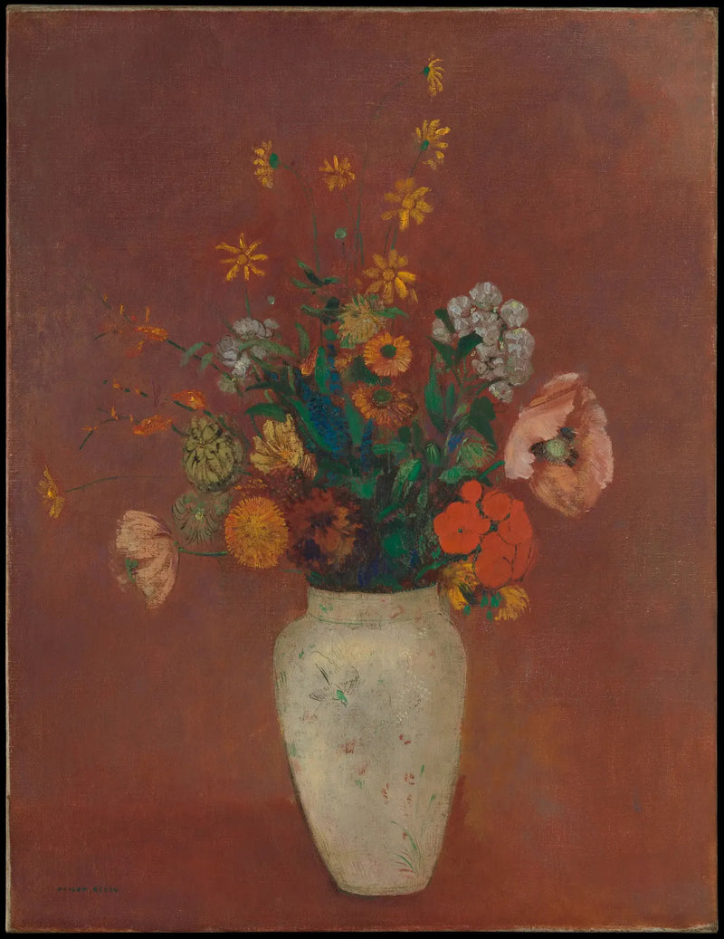 Bukiet w chiwajskim wazonie - Odilon Redon