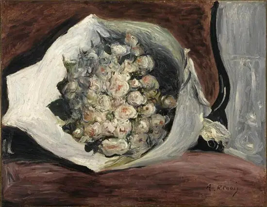 Bukiet w loży - Pierre-Auguste Renoir